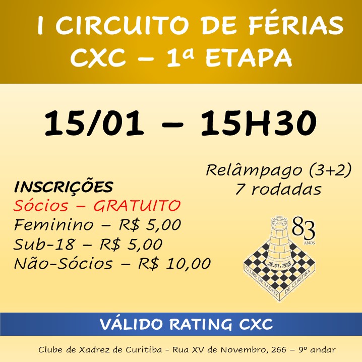 Regulamento - Clube de Xadrez de Curitiba